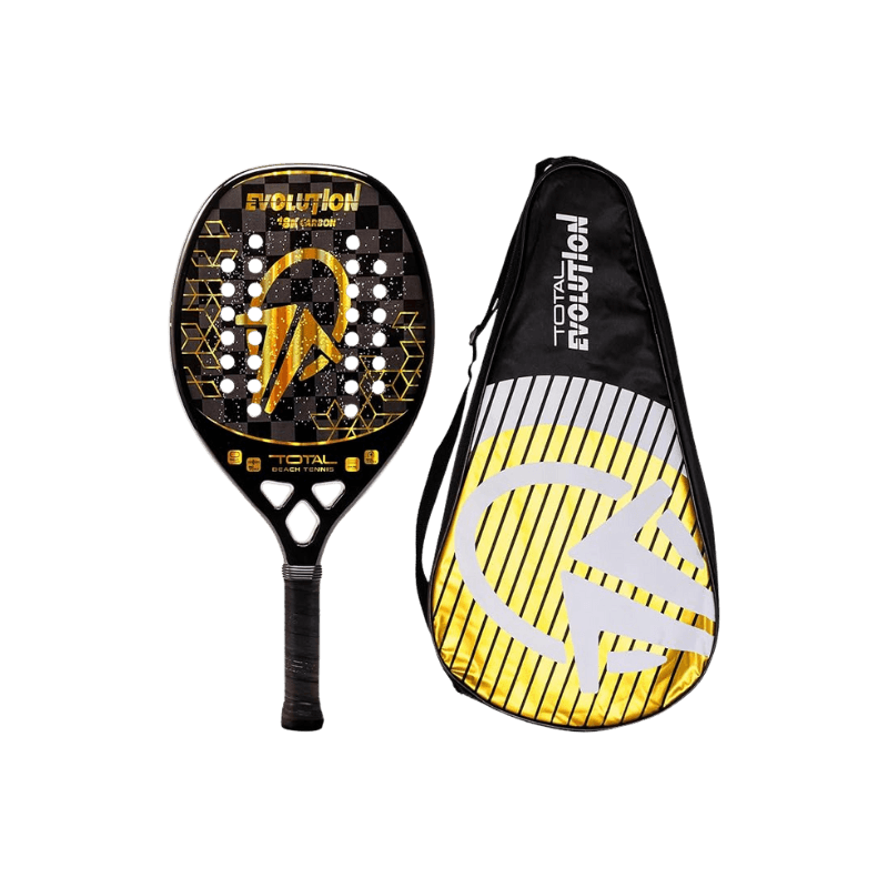 Raquete Beach Tennis Total Evolution 18K Golden 2025