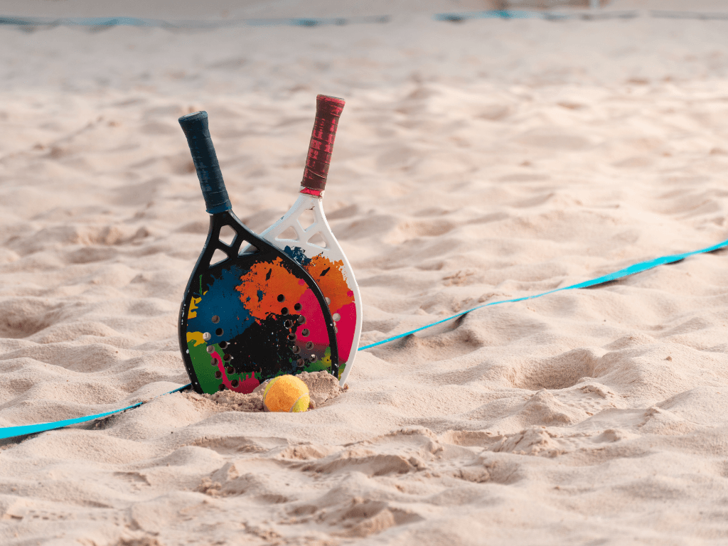 equipamentos de beach tennis