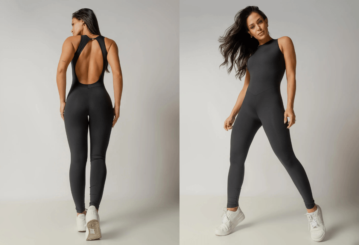 macacão fitness feminino